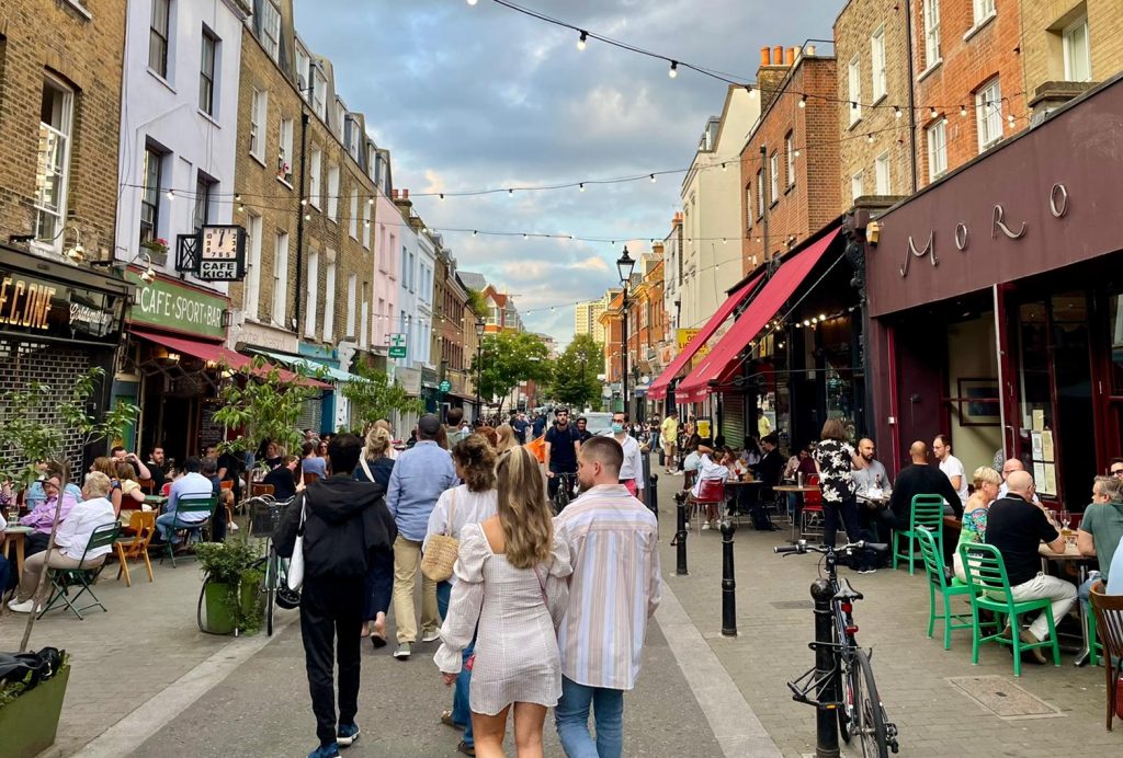 Traders want Exmouth Market to become fully pedestrianised (Credit: Elena Vardon)