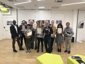 Olu Alake and the winners of the Clerkenwell Photography competition